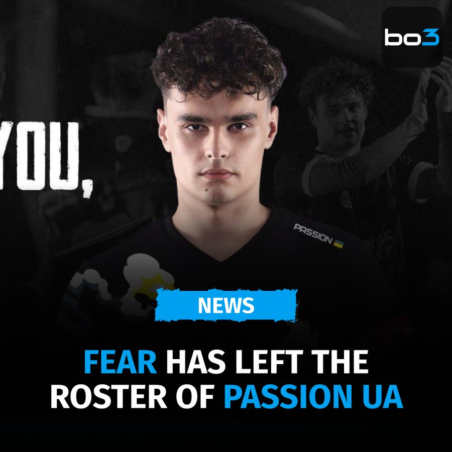 Fear покинул состав  Passion UA  для  CS2 