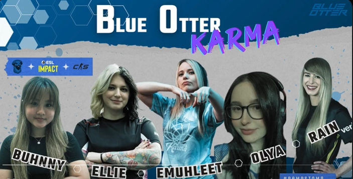Blue Otter enter CS with  karma 