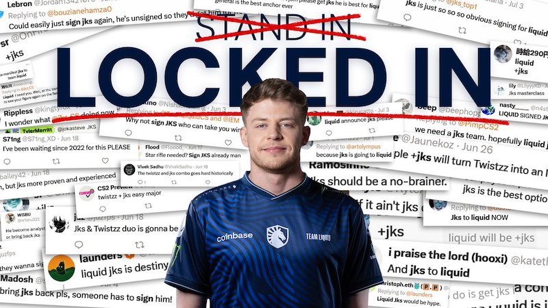 jks join Liquid, new teammates welcome
