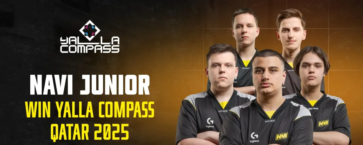 NaVi Junior Champions at YaLLa Compass Qatar 2025 in csgo