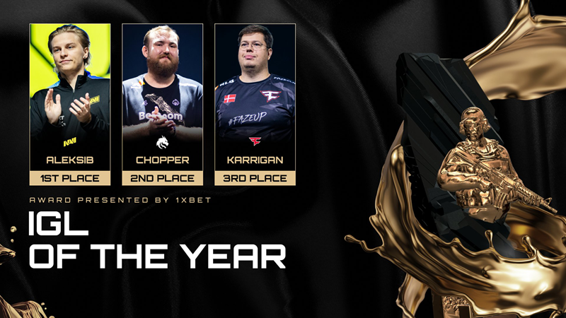 HLTV Awards: Best IGL of the Year -  Aleksib 