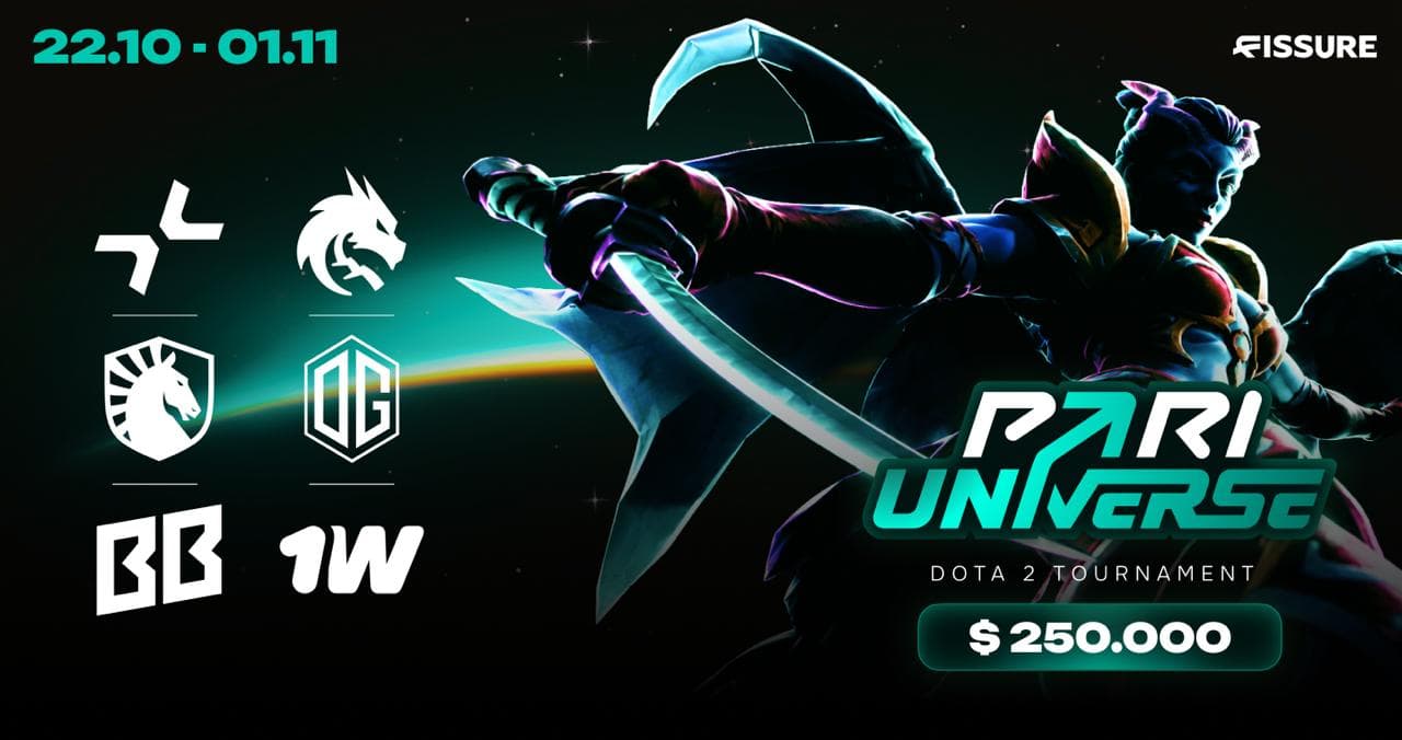 FISSURE宣布了PARI UNIVERSE，奖金池为250,000美元