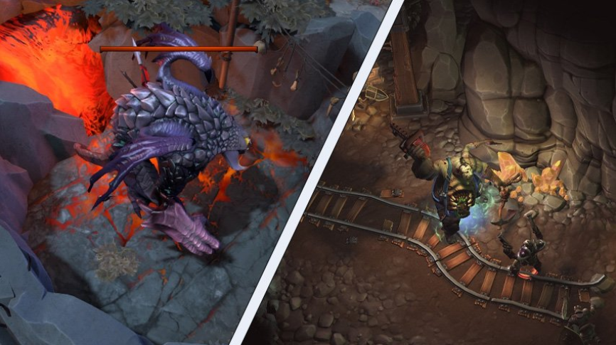 Valve ha propuesto un cambio radical en Dota 2 al agregar una parte subterránea al mapa.