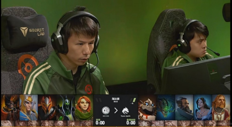 No chance to fight back! Collapse's Kunkka mid-lane performance was impressive, and iG was swept and eliminated by Spirit.