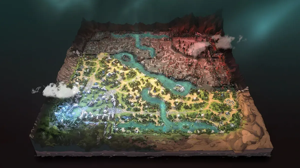 Dota 2 вводит больше воды и новые локации для Рошана в патче 7.38