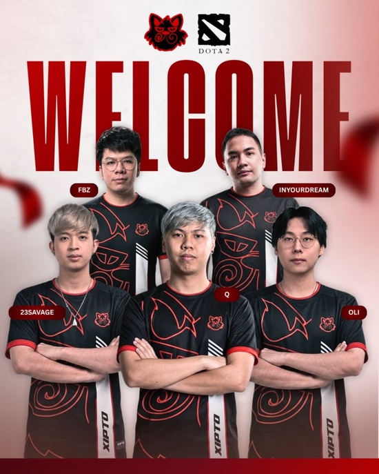  Xipto Esports  进入 Dota 2 与  23savage , inYourdreaM 和 Fbz