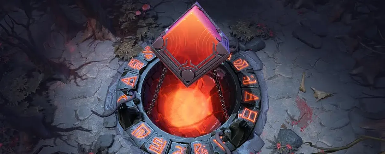 Inside the Tormentor Found a Model of One of the Dota 2 Heroes