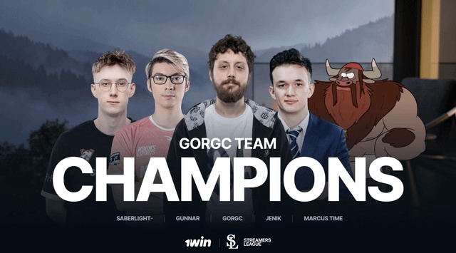  Gorgc 的团队完成了逆转横扫，赢得了1win Streamers League 第三季