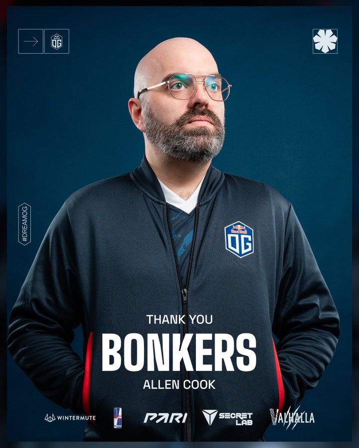  OG  đã công bố những thay đổi bất ngờ trong đội