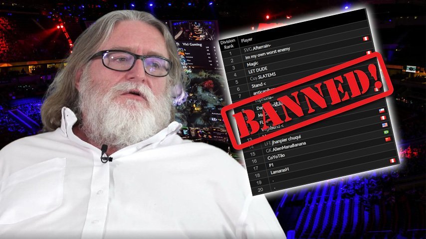 Valve banned a player with 19,000 MMR in Dota 2