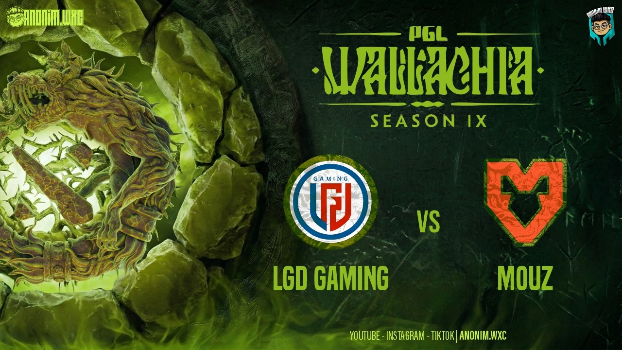 LGD横扫MOUZ，获得PGL Wallachia季后赛最后一个名额