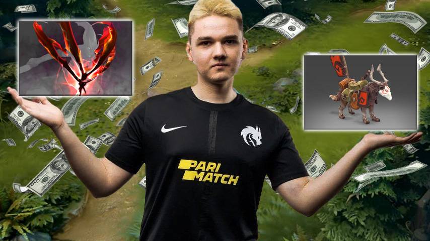 Yatoro impressed everyone with the value of his Dota 2 inventory, showcasing his treasures