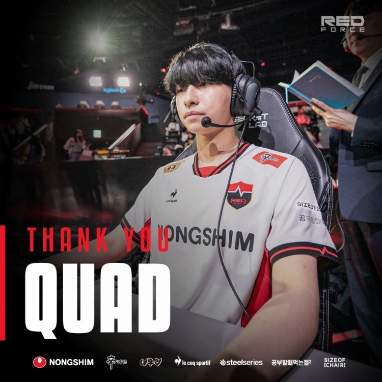 Quad選手正式離開NS_RedForce