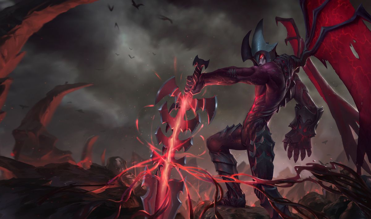 Need proof old Aatrox is broken? Look at the second game between SKT and MVP