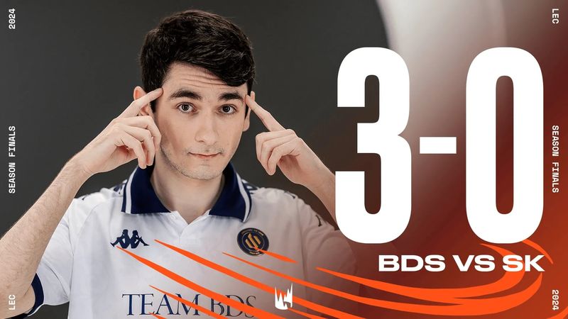 Resultados de la LEC: Fuerte remontada en el primer juego,  Team BDS  barre a  SK Gaming  para avanzar a los cuatro primeros