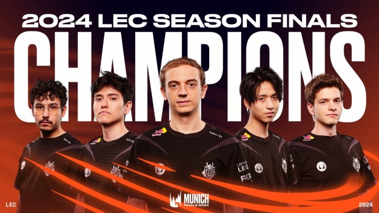 BrokenBlade avanza, imparable G2 Esports coronado campeón de las finales anuales de LEC
