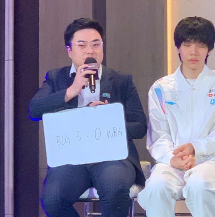 BLG head coach predicts the result: I wanted to write 3-1, but I don't want to go against my conscience, winning a game is too difficult for WBG