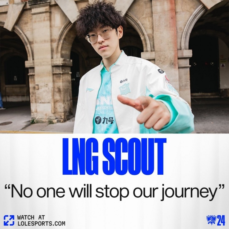 LoL Esports releases Scout player poster: No one can stop our journey