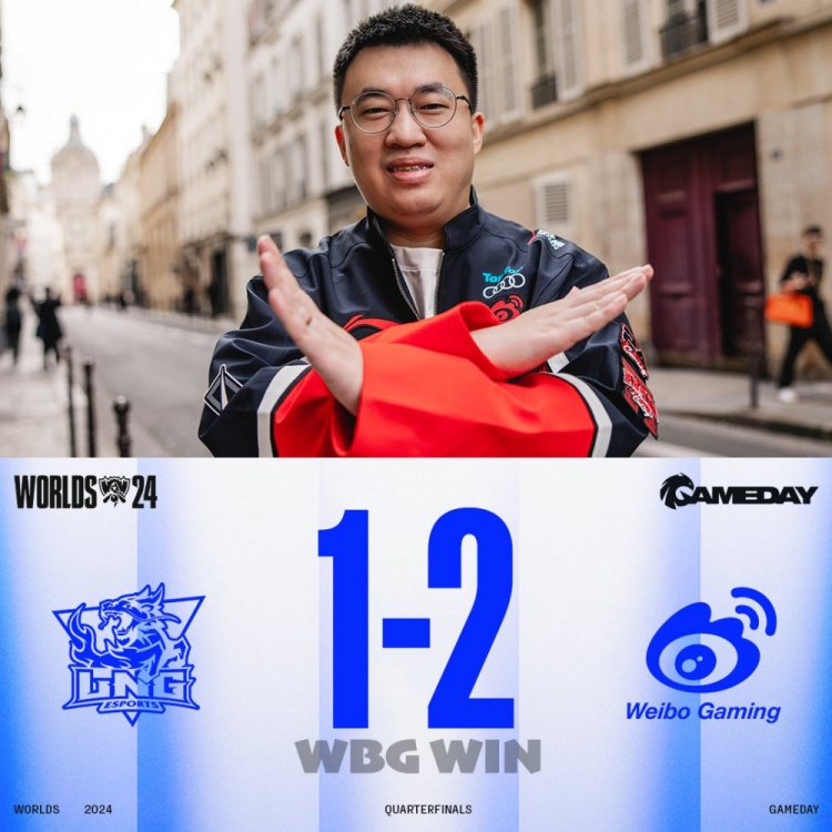 Spring again! Xiaohu's Orianna successfully baits with Zhonya's, Gala's Kai'Sa overextends, and WBG turns the game around to take match point.