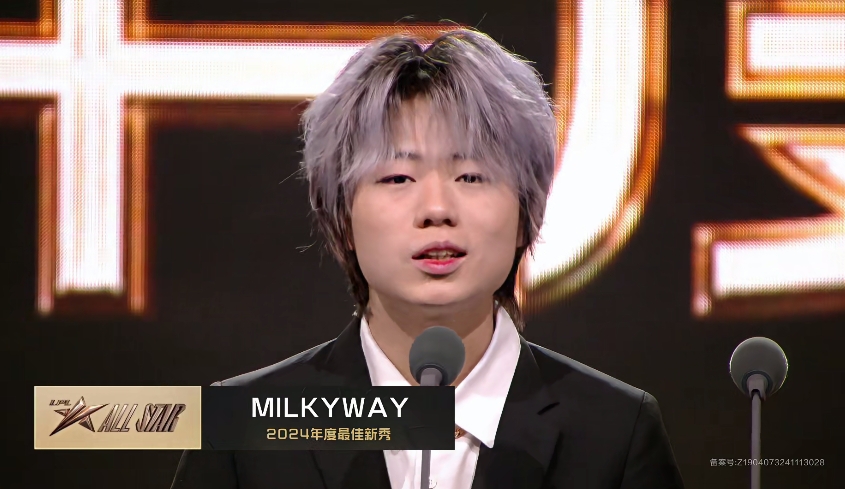 2024  LPL  Rookie of the Year: Jungler  milkyway 