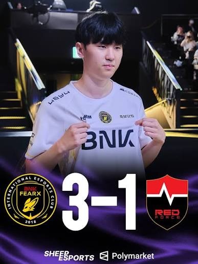 BNK FEARX reverse sweep Nongshim RedForce to reach final LCK play-in match