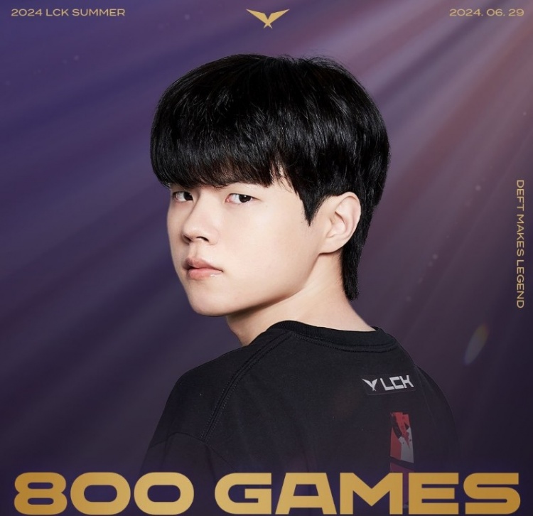 Milestone: Deft achieves 800 LCK appearances