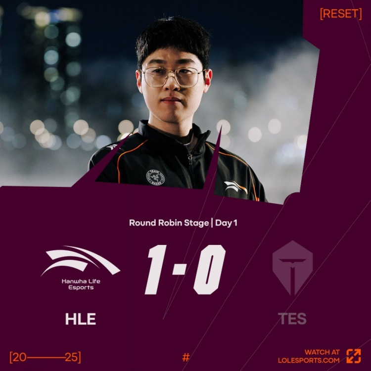  Kanavi 's  Wei  punch counter-fatal gave  Zeka  the key high ground push  Hanwha Life Esports  defeated  Top Esports  in the first game