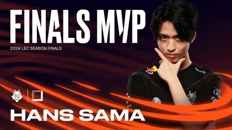 LEC chính thức thông báo:  G2 Esports  bot laner  Hans Sama  đã giành được danh hiệu FMVP Chung kết LEC