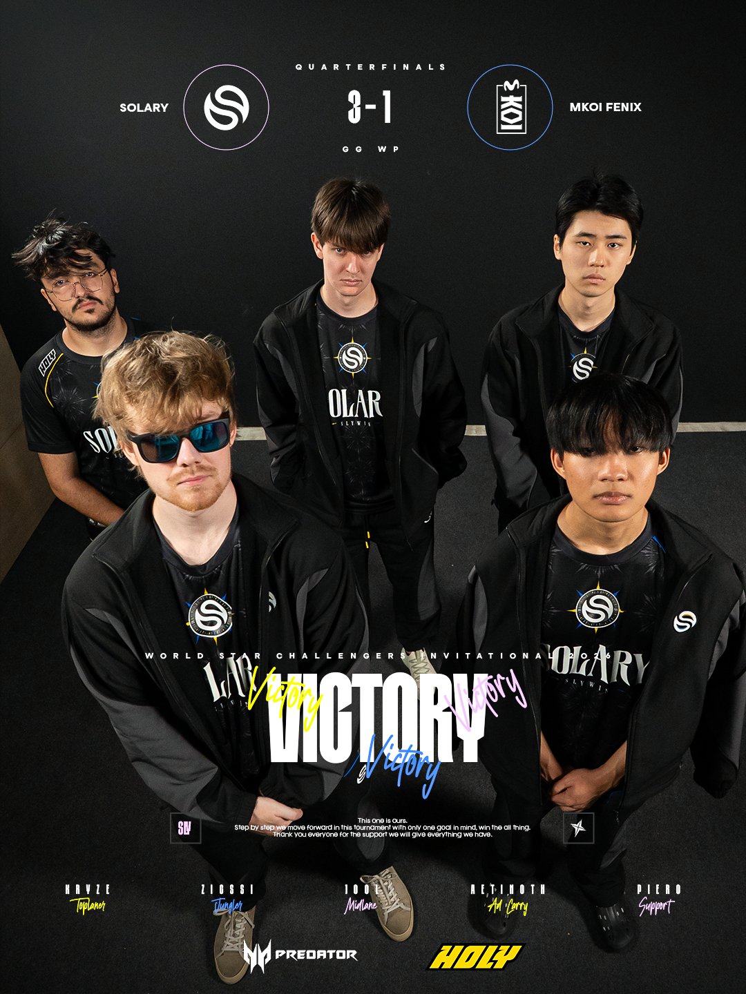  Solary  eliminate  Movistar KOI Fénix  from WSCI