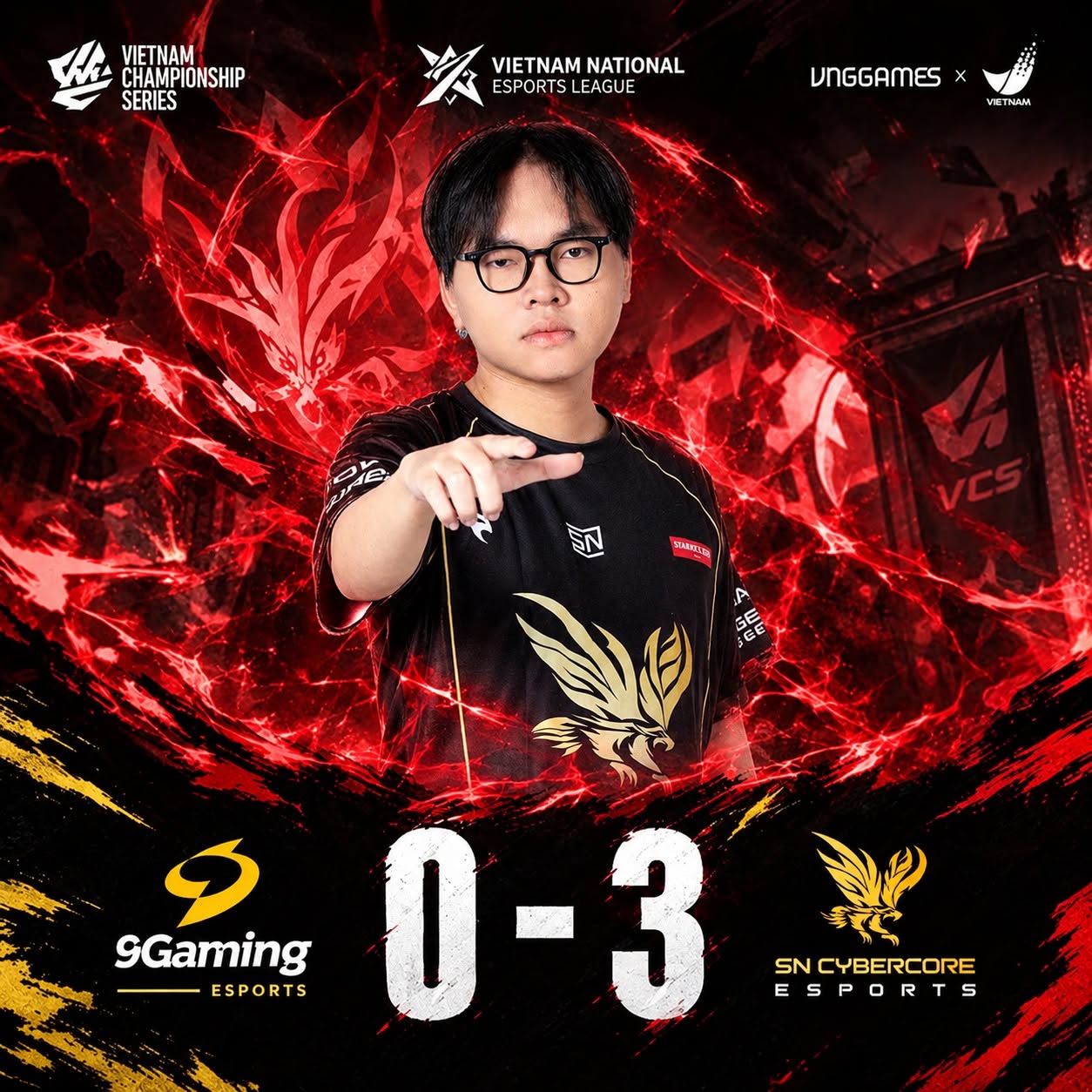 CyberCore sweep 9Gaming to stay alive in VCS Season Finals