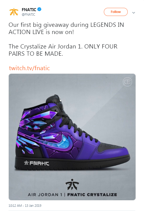fnatic crystalize air jordan 1 Shop 