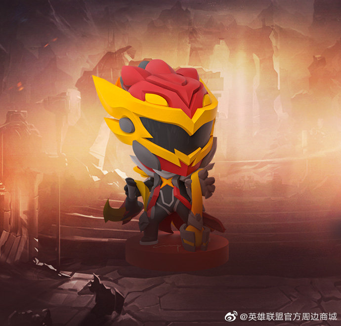 英雄联盟官方发布fpx冠军手办