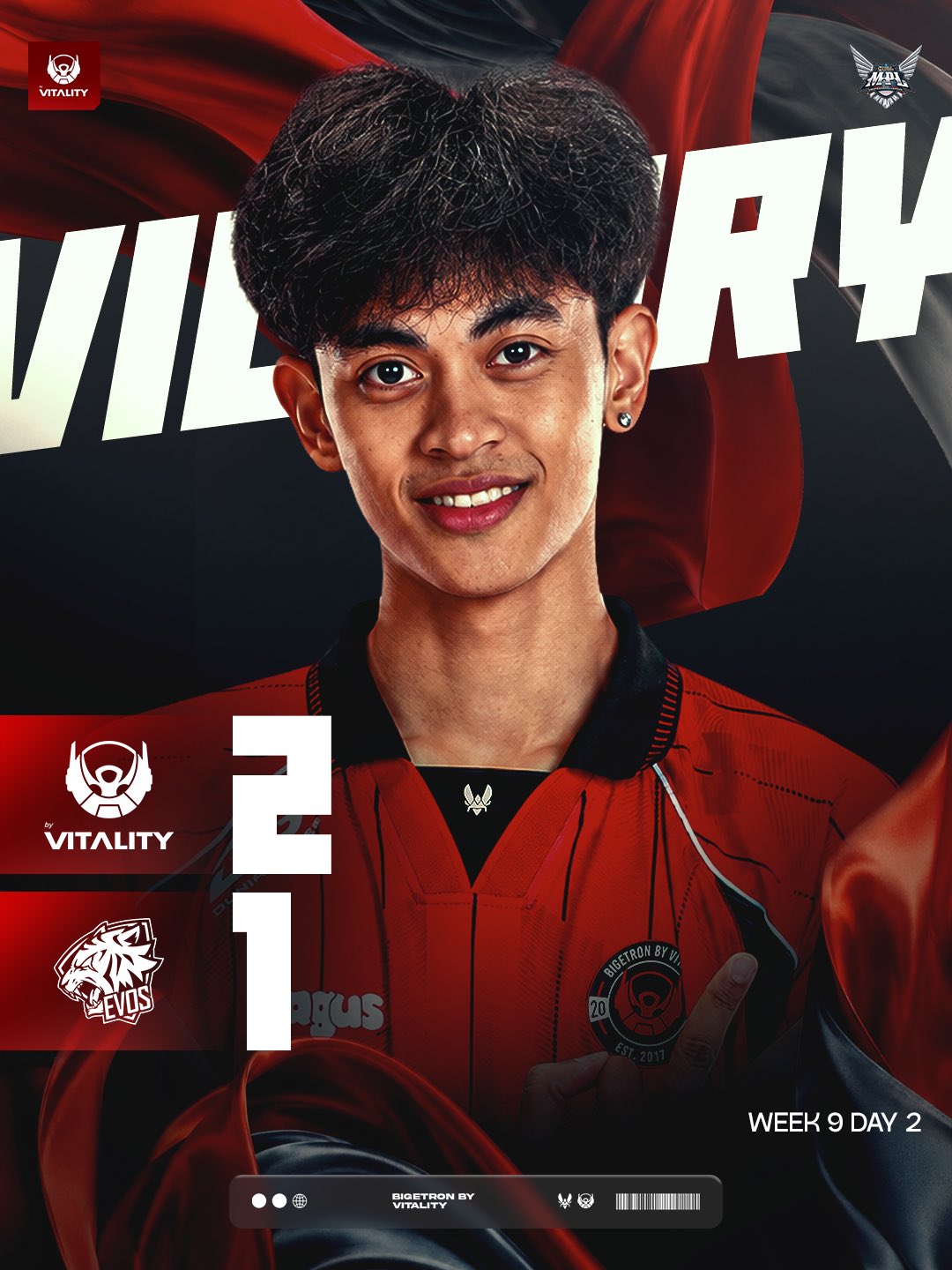 Bigetron by Vitality defeat EVOS to claim ninth MPL Indonesia victory