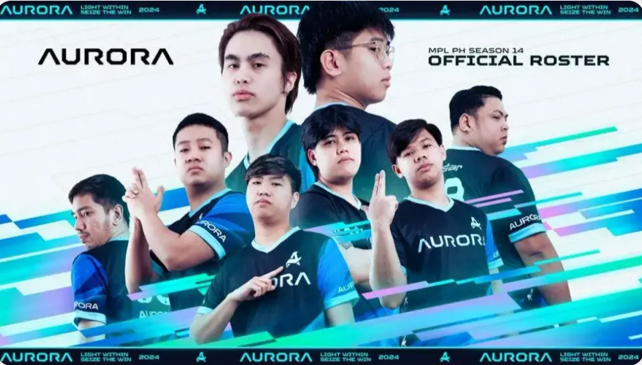  Aurora Gaming  MPL PH Season 14 roster reveal; wala sina OhMyV33NUS at Wise 