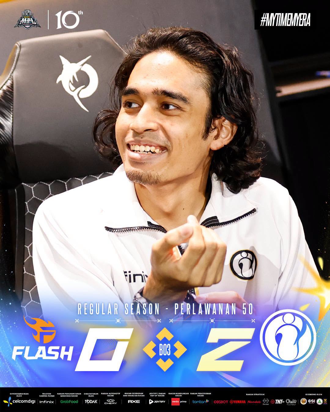 Invictus Gaming sweep Team Flash in MPL Malaysia’s final regular-season week