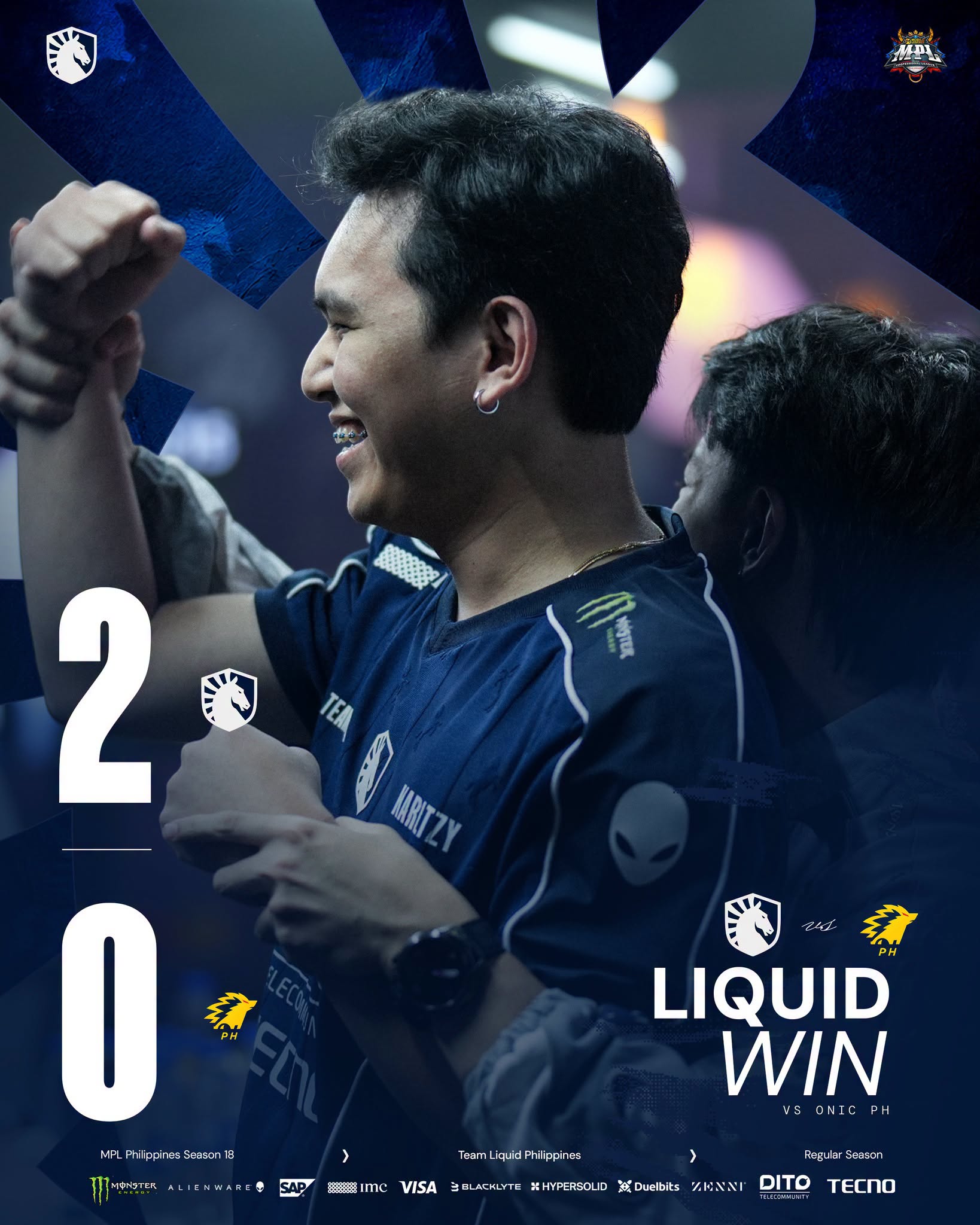 Liquid PH 横扫 ONIC，Falcons 和  omega  确保 MPL 菲律宾胜利