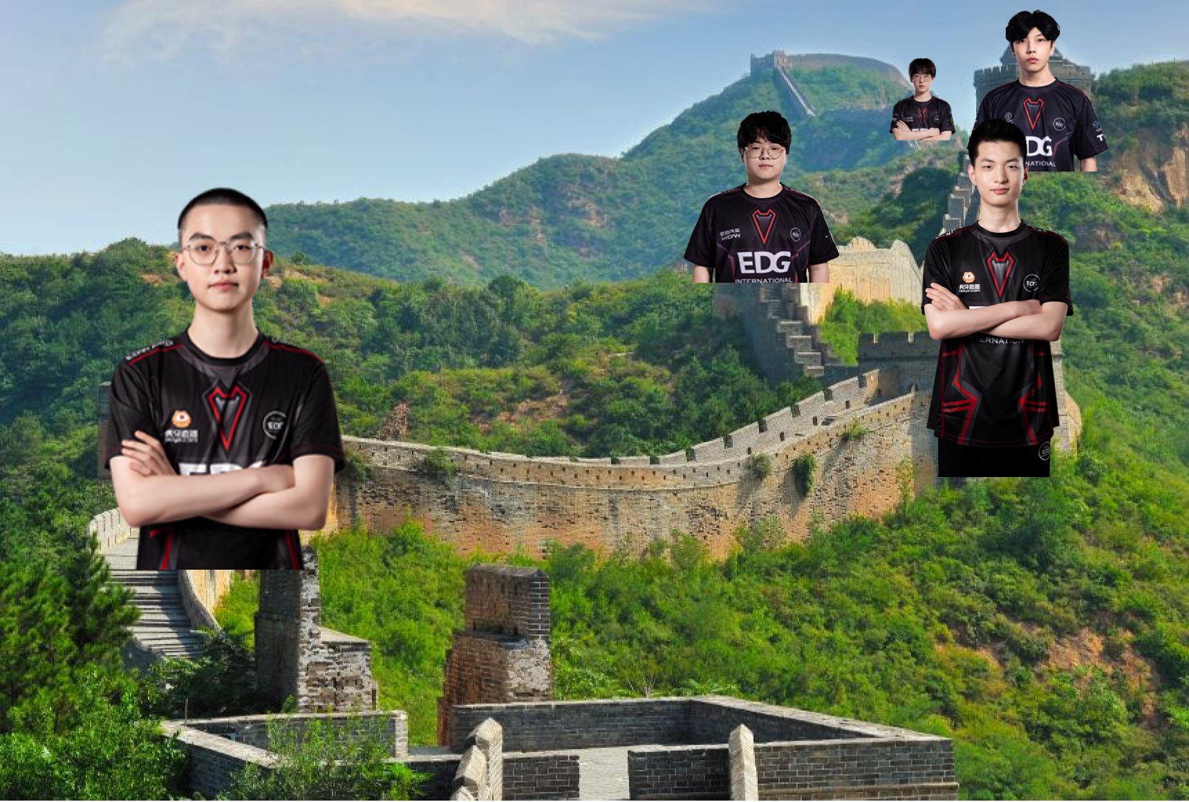 【选手动态】幽默胖子ardiis整新活：EDG就是长城！
