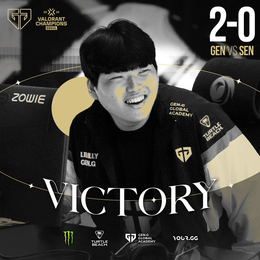 [Valorant Global Championship] Все еще непобедимы! Gen.G 2-0 легко побеждает  Sentinels 