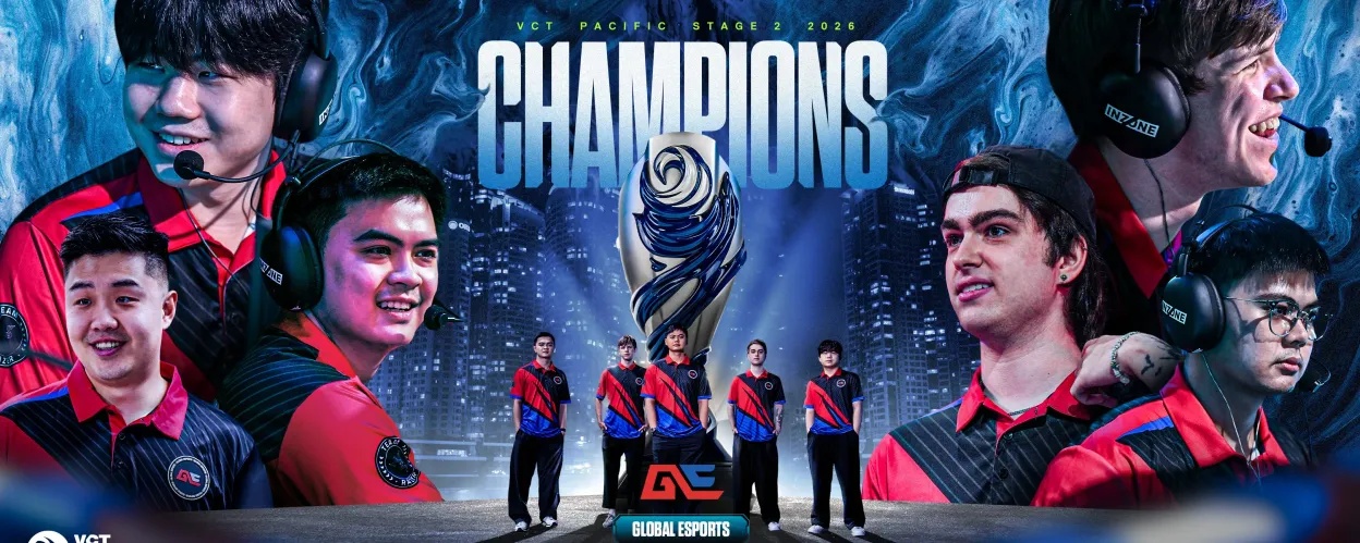  Global Esports  reverse sweep  Nongshim RedForce  3-2 to win VCT Pacific Stage 2