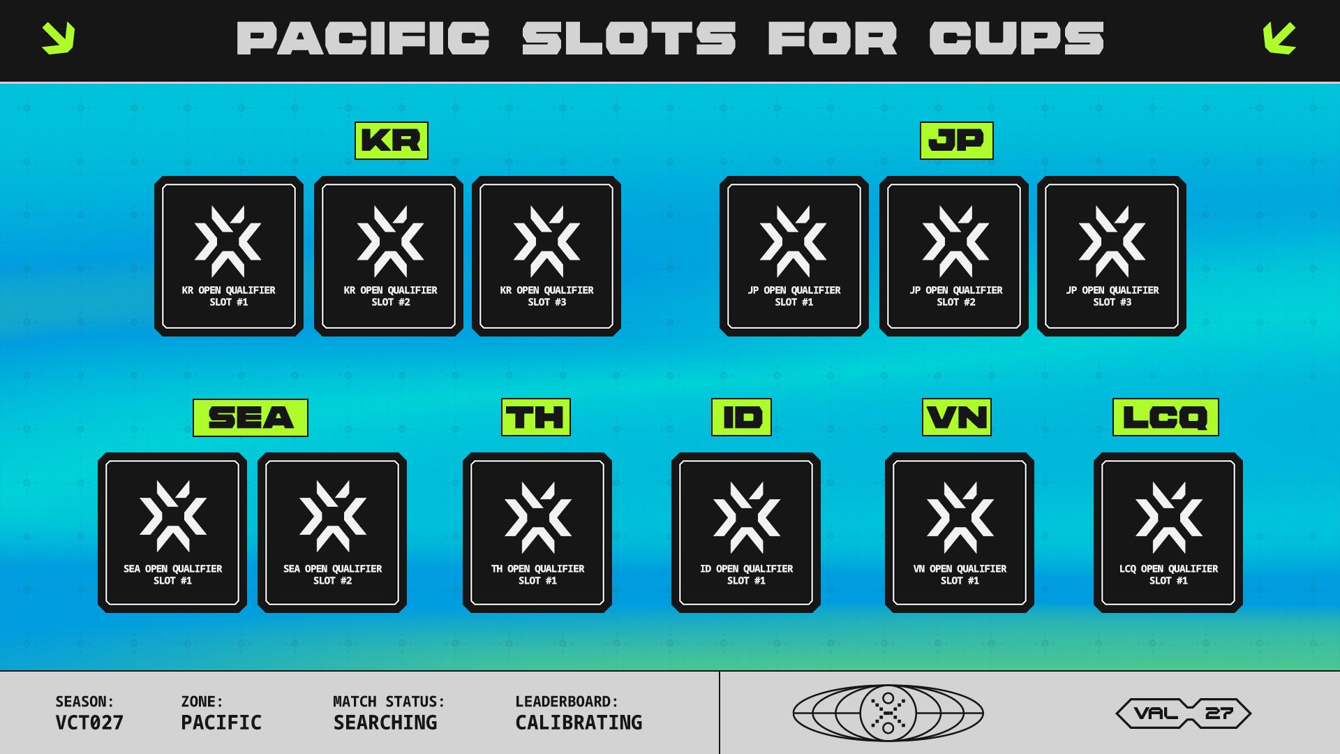 Riot details VCT Pacific 2027 qualification system and US$100,000 payments for Open teams