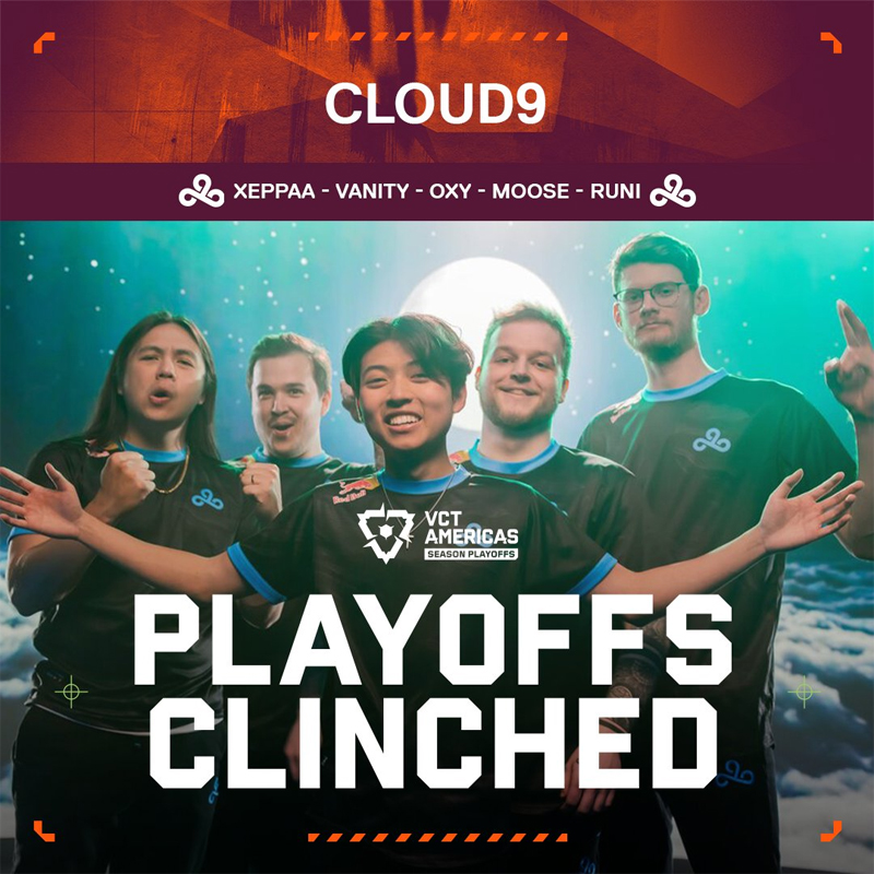 【VCT Americas Tournament Phase 2】 C9 tiến vào vòng playoffs, trong khi NRG không may bị loại