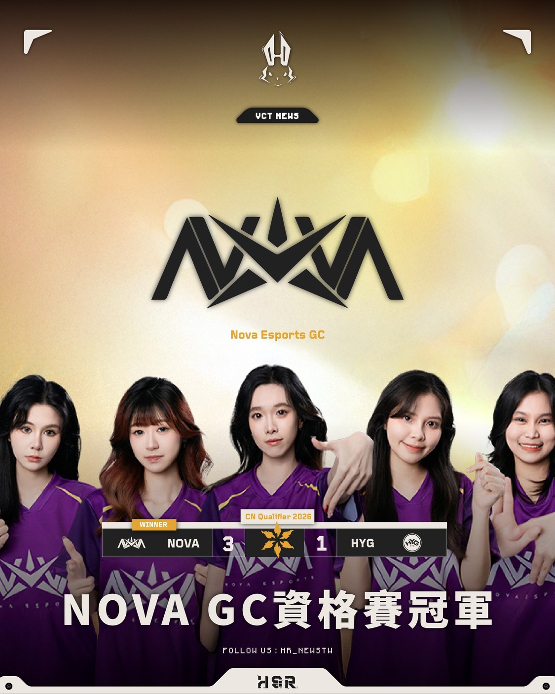  Nova Esports GC  击败 Havoc & Yonder 赢得 Game Changers China